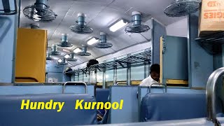 Kurnool Hundry Express Train Journey [upl. by Ellynad]