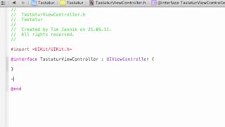 Xcode 4 Tutorial Deutsch  Tastatur ausblenden  Full HD [upl. by Rooney610]