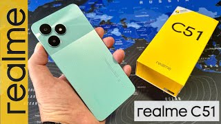 Realme C51  Unboxing and HandsOn [upl. by Gatian326]