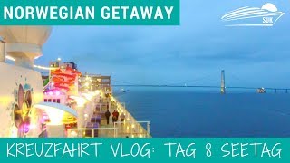 Norwegian Getaway Kreuzfahrt Vlog 2 Seetag mit Svedka Ice Bar Tag 8 [upl. by Anma]