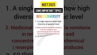 Ncert ecology important topic in short neet2025 aspirants Biologycrackerzs [upl. by Kashden533]