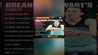 Breanna Stewarts Resume Grows wnba [upl. by Golanka574]