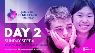 Challengers Chess Tour  Julius Baer Challenge  Day 2  Commentary by Judit Polgar amp Pepe Cuenca [upl. by Shuping]