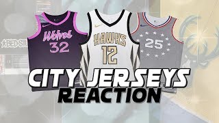 REACTING TO ALL THE NEW NBA CITY JERSEYS  KOT4Q [upl. by Clementas]