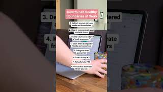 Establishing amp Keeping Healthy Work Boundaries Tips for Success 👇 1️⃣ Assess Your Personal Bounda [upl. by Hali133]
