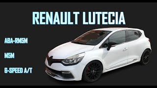 RENAULT LUTECIA ABARM5M M5M ENGINE START REAR MUFFLER amp DRIVING TEST MOVIE ルノー ルーテシア [upl. by Phenice833]