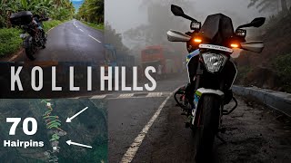 Chennai To Kolli Hills In Duke 250  Dangerous 74 Hairpin Bends  Tamil Vlog  Enowaytion Plus [upl. by Oelc]