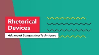 Advanced Songwriting Techniques Rhetorical Devices with Lyrics Anaphora Epistrophe amp Epanalepsis [upl. by Torbart485]