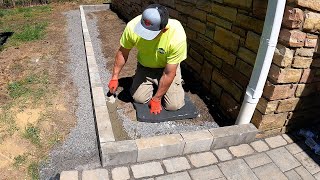 How to install paver edge stone [upl. by Hanselka]