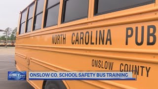 Bus driver training begins in Onslow County [upl. by Enitsyrhc]