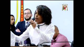 Kemilly Santos dá testemunho e canta quotFrente a Frente com Deusquot em homenagem na Câmara de Anchieta [upl. by Annahsirhc]