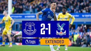 EXTENDED HIGHLIGHTS EVERTON 21 CRYSTAL PALACE [upl. by Harneen535]