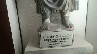 Gilded Image of Buddha in Taxila Museum [upl. by Ahsyekat]