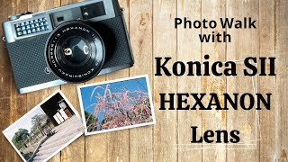 Konica SII with Hexanon Lens  Film Photography [upl. by Rayford45]