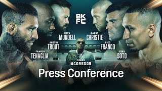 FRANCO TENAGLIA VS TONY SOTO  BARE KNUCKLE FIGHTING CHAMPIONSHIP SPAIN PRESS CONFERENCE LIVE [upl. by Jocko]