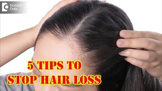 5 Tips on How To Stop Hair Loss And Regrow Hair Naturally  Dr Rasya Dixit  Doctors Circle [upl. by Arama]