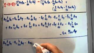 Vector Calculus for Electromagnetism 19  Vector Product Rule 4 [upl. by Adnilreh]