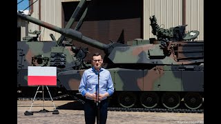 Mateusz Morawiecki  wypowiedź dla prasy w ANAD Anniston Army Depot [upl. by Lazaro939]