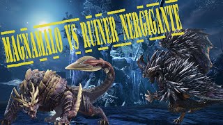 Magnamalo vs Ruiner Nergigante [upl. by Sherrill]