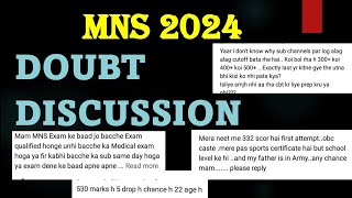 Doubt Discussion  mns 2024 application form datehow to fill mns application formmns latest update [upl. by Lienaj]