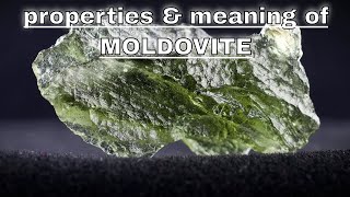 Moldavite Meaning Benefits and Spiritual Properties [upl. by Rocco498]