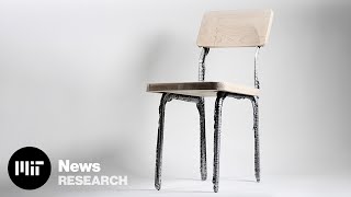 Printing furniture with liquid metal [upl. by Legnalos]