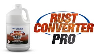 Rust Converter PRO  Stabilizes Rust Blackens Seals and Primes [upl. by Joappa]