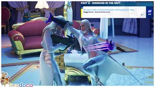 Easiest Way To Defeat Emma Frost  Diamond In The Raft Quest  Fortnite Chapter 5 Season 4 [upl. by Nosrak877]