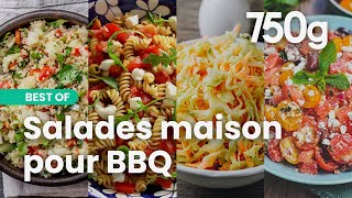 Nos meilleures salades composées pour un BBQ  750g [upl. by Holna]