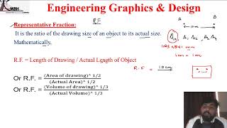 Representative Fraction Hindi  Engineering Drawing I BTECH 1st Year I Khan 01 [upl. by Aksoyn242]