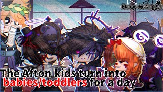 The Afton kids turn into babiestoddlers for a day… CHALLENGE  GCMM [upl. by Fionnula]