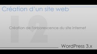 Création dun site web  Partie 12  Création de larborescence du site internet [upl. by Aharon]