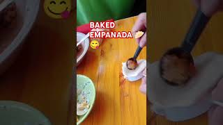 BAKED EMPANADA 🥟😋 DmixVlog youtubeshorts empanada shortsvideo [upl. by Aikenat]