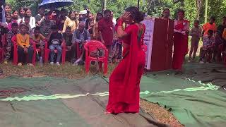 Aaina aama oe yo teej ma songs dance by Sagun thapa 2081 teej program [upl. by Zales545]