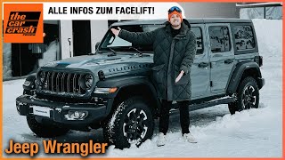 Jeep Wrangler Facelift 2024 Endlich wieder als Benziner ab 70000€ Fahrbericht  Review  Test [upl. by Mabel212]