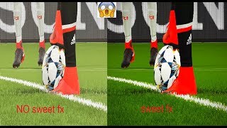 PES 2018  New  SweetFX 30 ULTRA HD Mod for Low amp High end PC [upl. by Zebapda471]