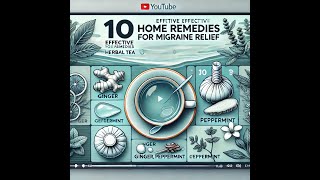 Natural Home Remedies for Migraine Relief nutrientfusion migraine homeremedies naturalremedies [upl. by Arhas]