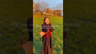 Autumn winter sunset is the best ✨ weekendvlog richmondhill sunsetview outfitcheck [upl. by Urbai]