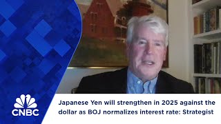 Japanese Yen will strengthen in 2025 against the dollar as BOJ normalizes interest rate Strategist [upl. by Maureen]