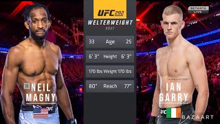 NEIL MAGNY VS IAN GARRY FULL FIGHT UFC 292 [upl. by Nnylireg]