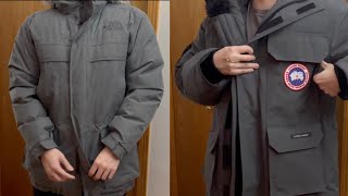 CANADA GOOSE Expedition Parka VS THE NORTH FACE McMurdo Parka  which is better  which one to buy [upl. by Ainnos]