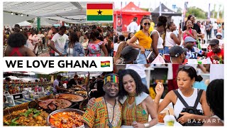 Escape to Ghana 2023  How GHANAIANS amp DIASPORAS Party at the Biggest CHOP BAR EXPERIENCE in Accra [upl. by Dry]