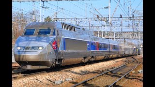 TGV passing at Massy TGV [upl. by Charmane]