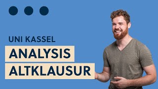 Livestream Altklausur Analysis für ETechniker Mechatroniker Wiings Teil 2 Universität Kassel [upl. by Leugim412]