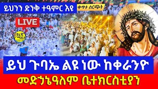 🔴Live ቀጥታ የመድኃኔዓለም ወርኃዊ በዓል ልዩ ጉባኤ ከታላቁ ደብር ቀራንዮ መድኃኔዓለም [upl. by Dunning449]