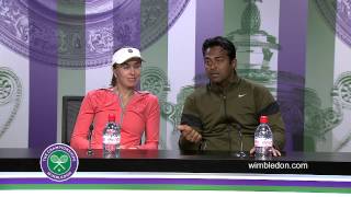 Leander Paes amp Martina Hingis Final Press Conference [upl. by Akinehc]