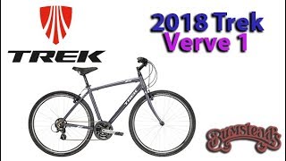 2018 Trek Verve 1  Versatile EasyRiding Hybrid Bike at Bumsteads [upl. by Sitof47]