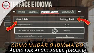 Far Cry 6 Como mudar o idioma do áudio para Português Brasil  super dica PTBR [upl. by Stavros]