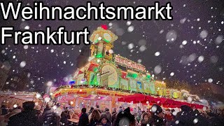 Frankfurter Weihnachtsmarkt  Germany  2023  4K [upl. by Fontes]