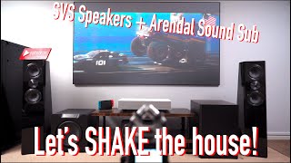 SVS Ultra Speakers  Arendal Sound 1723 1V Subwoofer Movie Demo [upl. by Zosi134]